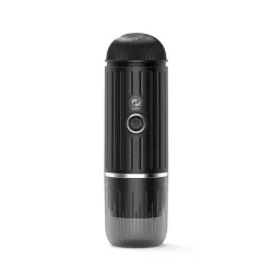 iCafilas 2-in-1 Portable Espresso Maker with Heating - Black